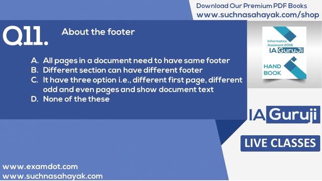 IA IMPORTANT MS-WORD MCQs смотреть онлайн