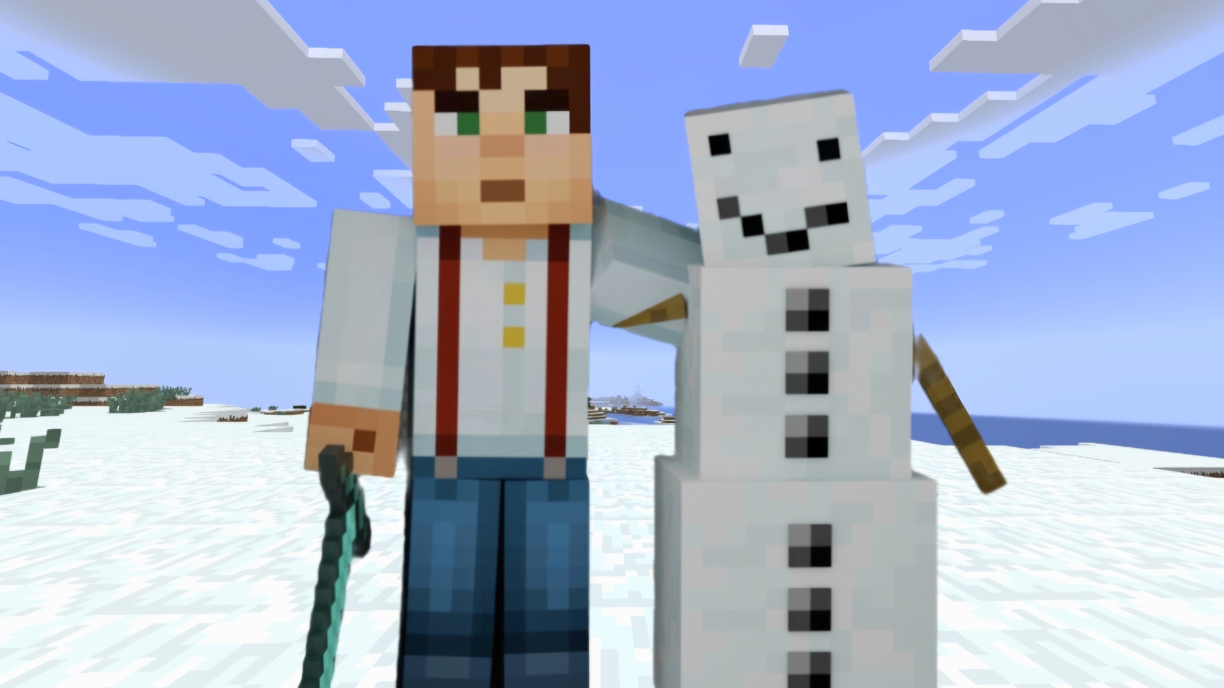 СНЕЖНЫЙ БИОМ☃️? Малик Нашёл Деревни? | Minecraft Выживание смотреть онлайн