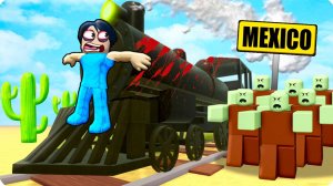 🚂АПОКАЛИПСИС НА ПОЕЗДЕ! МЕРТВЫЕ РЕЛЬСЫ В РОБЛОКС! ROBLOX DEAD RAILS