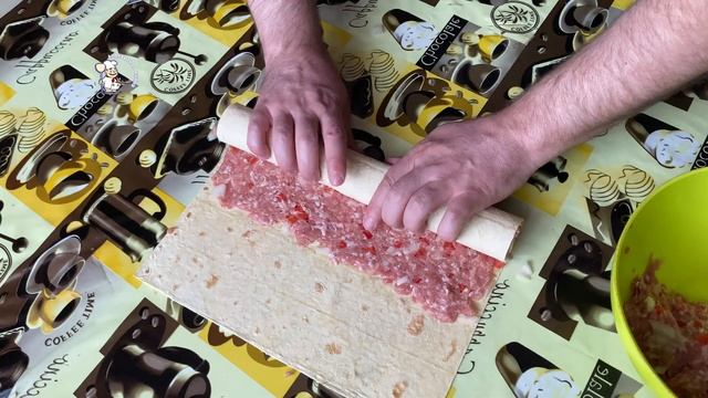 Шашлык из Фарша в Лаваше. Просто Вкусно и по новому.