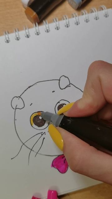 РИСУЕМ МОРДОЧКУ БАСИКА смотреть онлайн