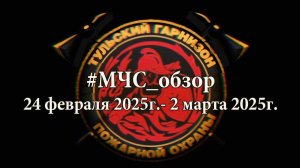 #МЧСОбзор с 24 февраля по 2 марта 2025 года