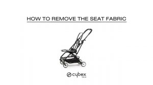 Как снять ткань с сиденья Eezy S Twist 2 и Eezy S Twist+2 CYBEX