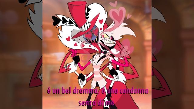 RESTA CON ME CANTATA DA VALENTINO A ANGEL DUST (RAPUNZEL X HAZBIN HOTEL) смотреть онлайн