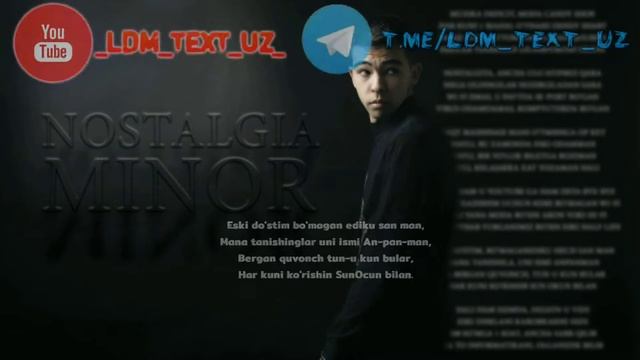 MINOR - NOSTALGIA TEXT + VIDEO смотреть онлайн