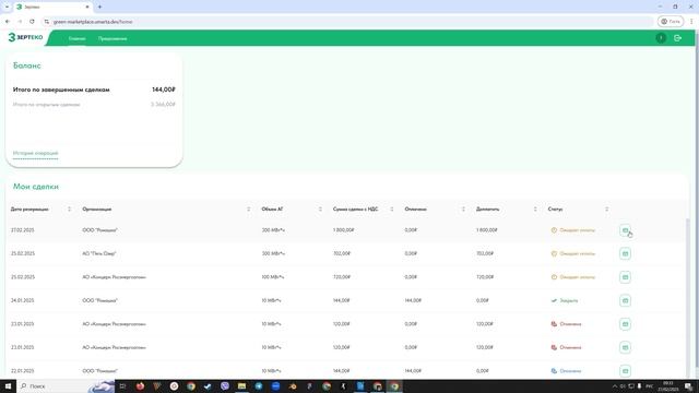 Покупатель - Этапы работы со сделкой V1