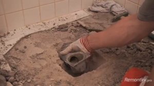 Устранение запахов в душевой кабине. Замена трапа в душевом поддоне