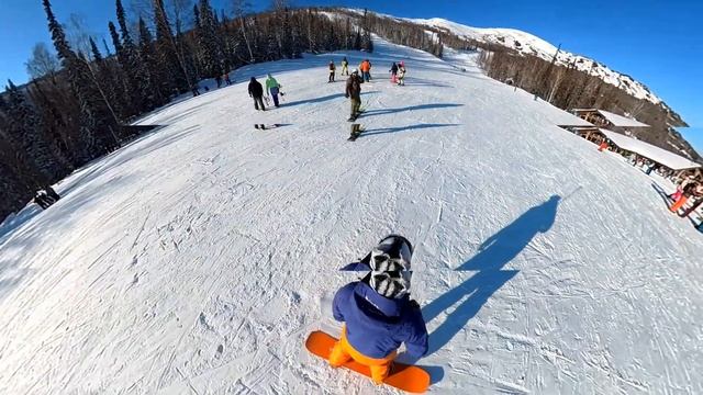 Шерегеш, декабрь 2023, спуск #шерегеш смотреть онлайн