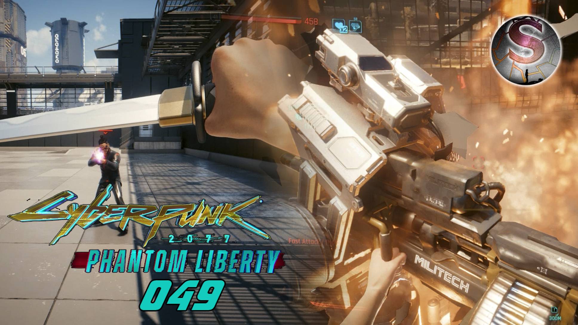 049 - Прохождение Cyberpunk 2077 2.0 - Резня на базе Арасаки (английский, без комментариев)