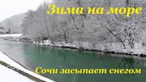 Сочи засыпает снегом❄ / Купила в Kari сапоги👢 / Зима на море🌊