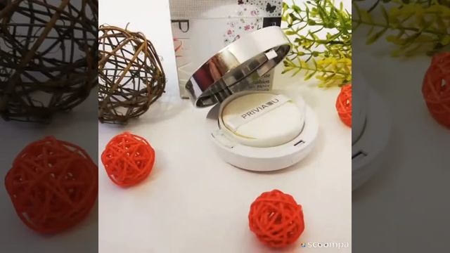 Восстанавливающий корректирующий СС крем-кушон Privia All in one CC Cushion