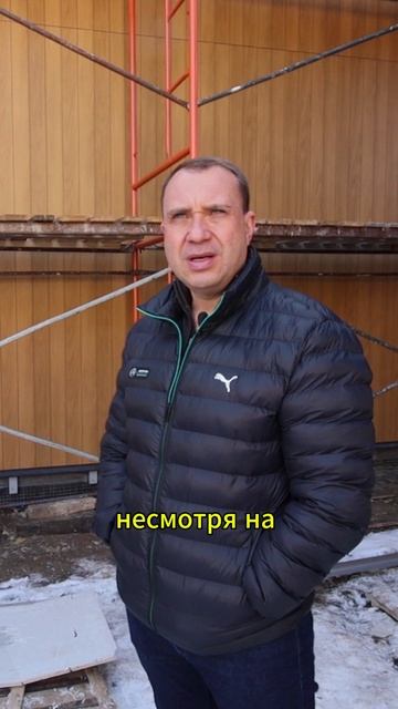 Фасады из фиброцементных панелей на нашем объекте в Симферополе