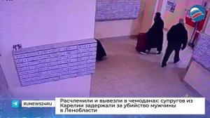 Расчленили и вывезли в чемоданах: супругов из Карелии задержали за убийство мужчины в Ленобласти