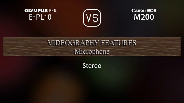 Olympus PEN E-PL10 vs. Canon EOS M200: A Comparison of Specifications