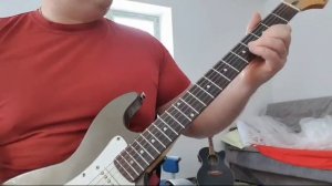 Белые розы. Кавер на электрогитаре. Соло.