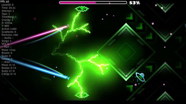 GEOMETRY DASH - WHATSAPP CIRCLES 100% / BY XKYY