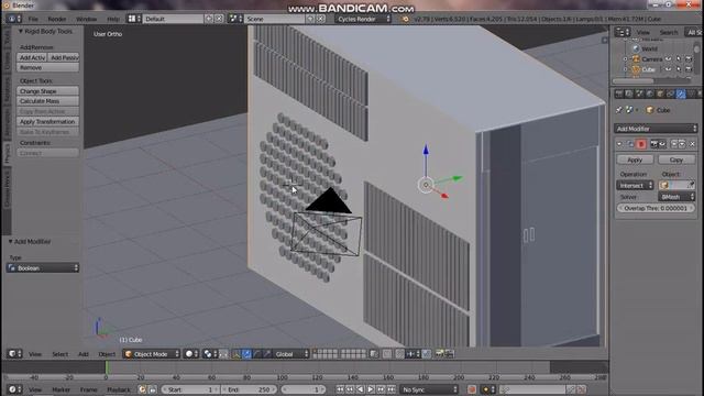 Blender l How to create  CPU  in Blender l Timelapse Tutorial