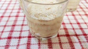 Наполеон из лаваша в стакане