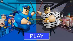 КОМАНДА ГРАБИТЕЛЕЙ БАРРИ vs КОМАНДЫ ПОЛИЦЕЙСКИХ БАРРИ в игре BARRY'S PRISON RUN! в РОБЛОКС(#ROBLOX)