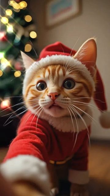 The cat sings the song Last Christmas and wishes everyone a Happy New Year #shorts #cute #funny #fun смотреть онлайн