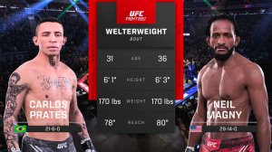 Карлос Пратес VS Нил Мэгни