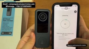 Onvif Wifi IP Wired Intelligent Video Doorbell Camera with AC Power Intercom Villa Infrared Night V