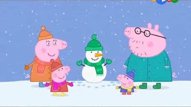 Svinka Peppa S 01 E 12 iz 52 Sneg 2004 XviD SATRip смотреть онлайн