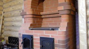 Отопительно-варочная печь из кирпича для дома и дачи.