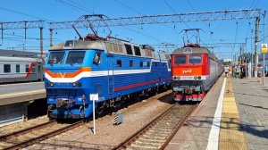 Объявления поездов на Ярославском вокзале города Москвы