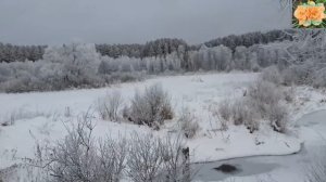 Зимнее нежное дыхание природы