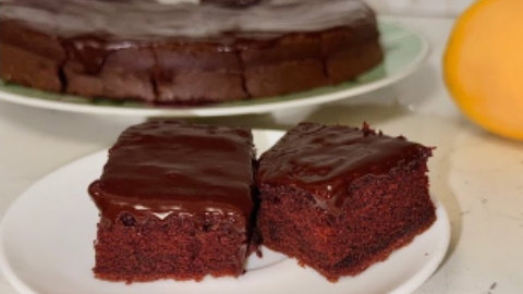 Быстрый Шоколадный ПИРОГ к чаю...🥧🍫☕😋