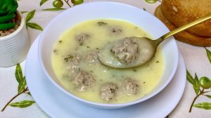 Греческий суп - Сокровище! Беру ФАРШ и готовлю ГЕНИАЛЬНЫЙ суп! Вкусный рецепт из простых продуктов