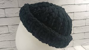 Трендовая короткая шапка бини из Ализе Пуффи Файн/Alize Puffy Fine Туториал