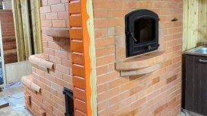 Отопительно-варочная печь из кирпича для дома и дачи.