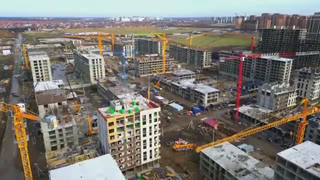 Как сейчас выглядит ЖК "Народные Кварталы": строящиеся новостройки Краснодара #новостройкикраснодара