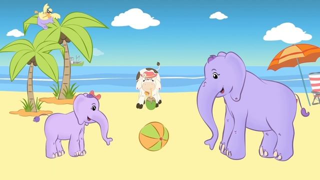 Palma palma palma pé pé pé roda roda roda - Elefantinho Bonitinho - Música para crianças смотреть онлайн