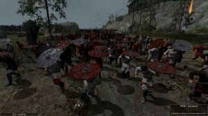 Attila Total War. Авары. Битва 4 отряда против 22