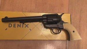 Револьвер Кольт Миротворец ствол 7½", Cal.45 Peacemaker revolver 7½", USA 1873, Denix 1109/N