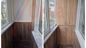 Варианты дизайна шкафа на балкон / лоджию Керчь | Балконы под ключ в Керчи (ремонт, утепление)