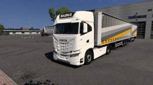 #Euro Truck Simulator 2 в 2025г. конвой# Дальнобойщик SEDOI обкатываю новенький тягач  IVECO S-Way#