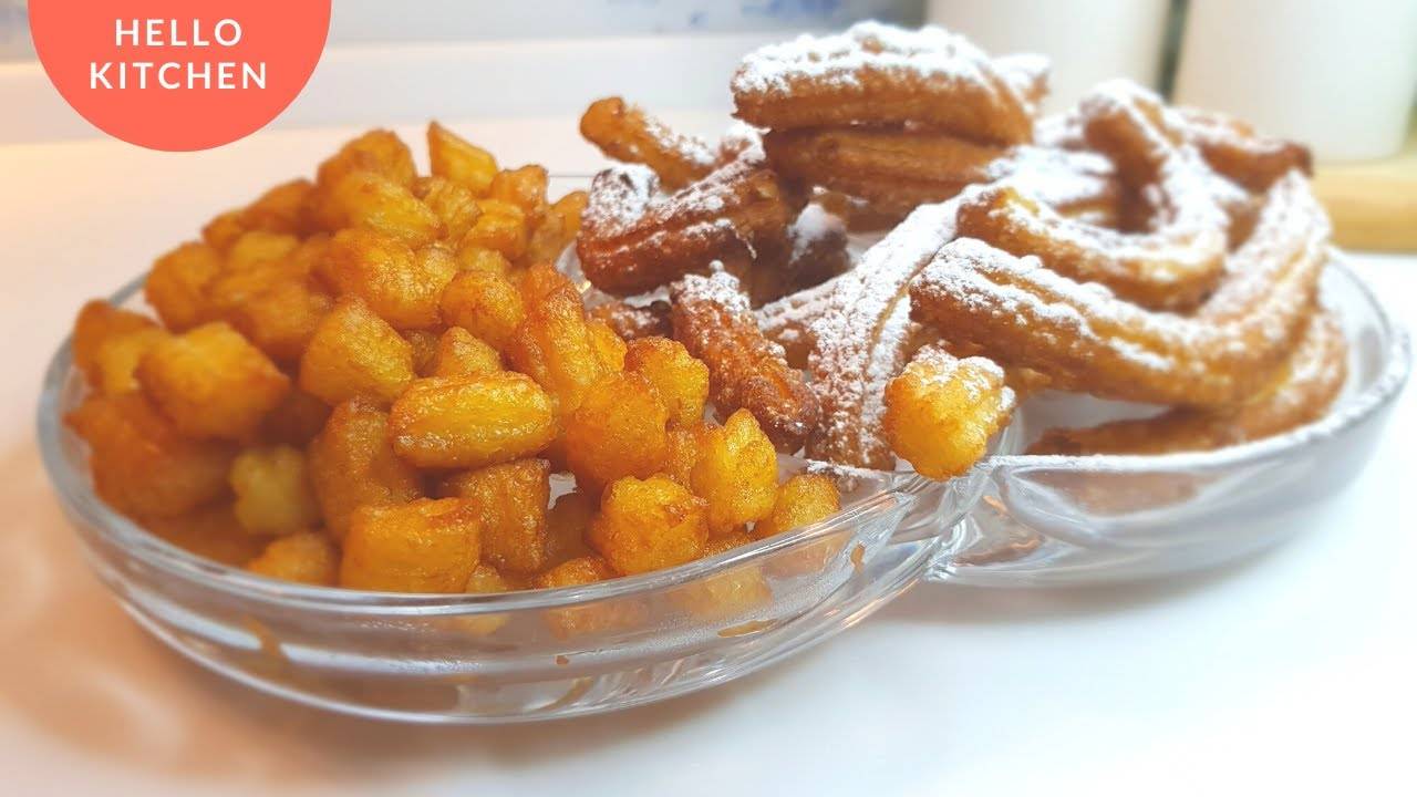 ПРОЩЕ НЕ БЫВАЕТ😍 ВОДА + МУКА... | Испанский десерт Чуррос | Простой рецепт смотреть онлайн