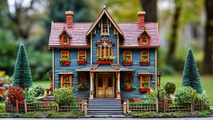 Дом из спичек