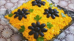 Салат с КУРИЦЕЙ и ГРИБАМИ