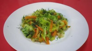 ЛАПША из кабачков и моркови за 15 минут – быстро и вкусно! 🥒🥕