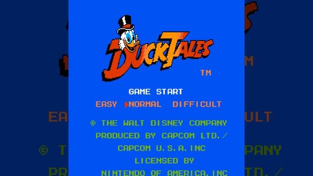 Title screen : DuckTales : Nes #Shorts смотреть онлайн