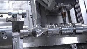 CNC Machine WFL Mill Turn Working Process Shaft Machining