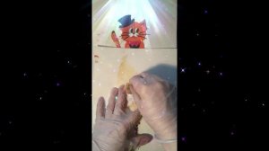 lesson КОТ техника ТРАФАРЕТ