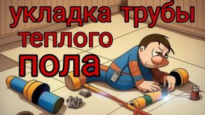Простой Совет для Качественной Укладки Труб Тёплого Пола!