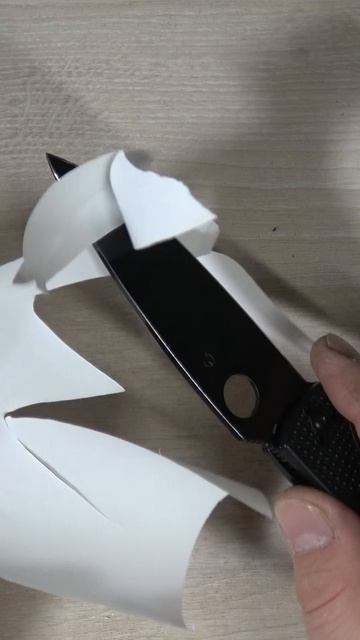 Заточка Spyderco resilience 8Xr13MoV #shorts #остраяжизнь #ножемания #заточканожа #заточкаspyderco
