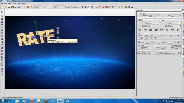 Aurora 3D - Animated titles, step by step tutorial. смотреть онлайн